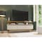 Manhattan Comfort Yonkers 62.99 TV Stand, Off White and Cinnamon 233BMC12 - alternate 1